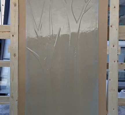 008 - 6mm Optiwhite - Sulatettu Puu - 938 x 2235 – 150e