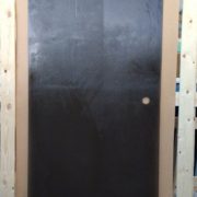 013 - 8mm Harmaa - Sulatettu Ovi - 944 x 2153 - Vedin o50, alhaalta 1000mm – 150e