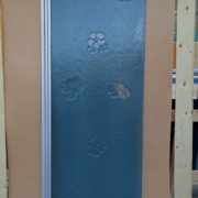 035 - 4mm Sininen - Suihkuseinä, Kukat - 693 x 2030 - 300 €