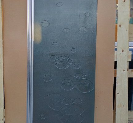 036 - 6mm Vihreä - Suihkuseinä, Lumpeenlehti - 702 x 1930 - 300 €