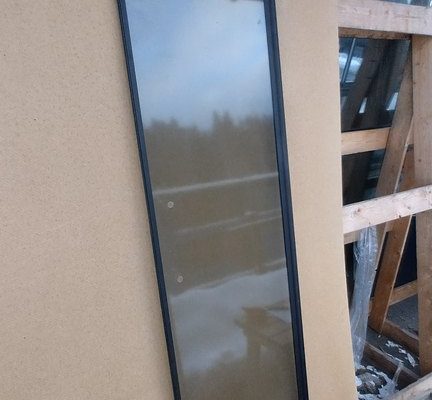 083 - 4mm Float – Kalvoitettu Suihkuseinä - 463 x 2075 - Vedin 930, o12 - Mitat profiilin kanssa - 300 €