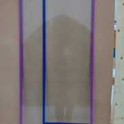 109 - 8mm Float - Tilanjakaja, Listoitettu, Lila ja Sininen - 700 x 2000 x 12 - 150 €