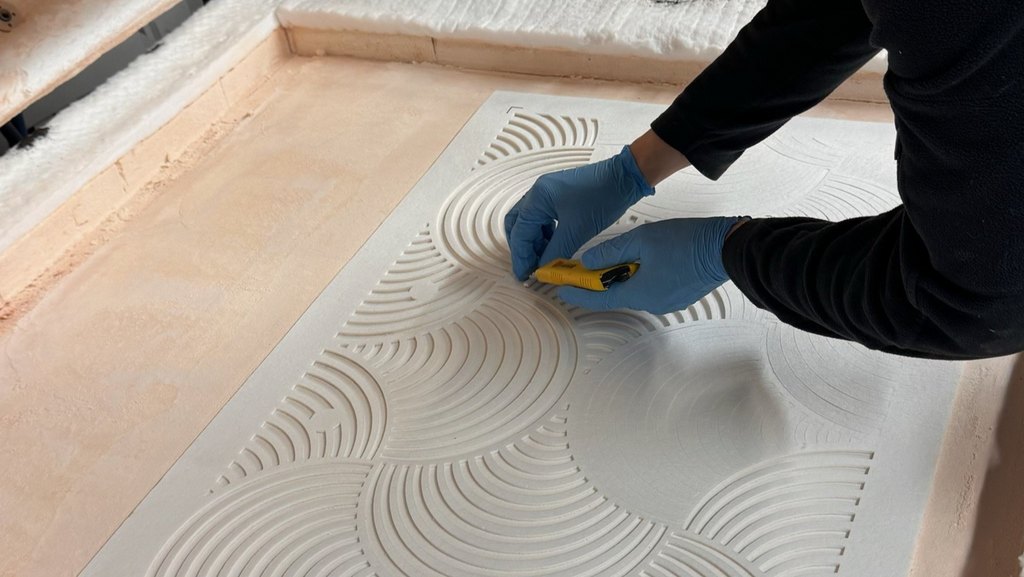 Artesaani lasi dyyni muottikuva (1)