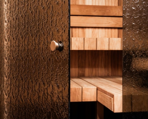 Artesaanilasinen saunan lasitus-pronssi-väre-polar sky suite (4)