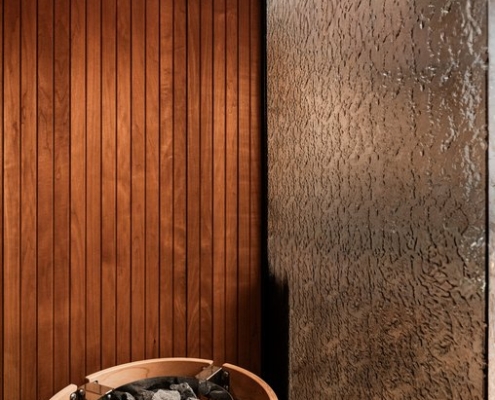 Artesaanilasinen saunan lasitus-pronssi-väre-polar sky suite (7)