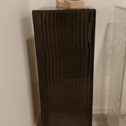 Artesaanilasipylväs - Pronssi, Hiekka - 300 x 300 x 800 mm - 300€