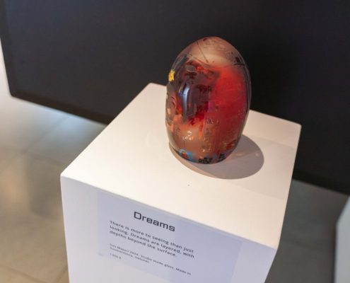 Dreams by Sini Majuri -Dreamweaver exhibition at Venice glass week