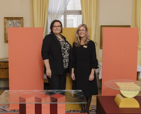 Essi Sundman and Tiia Tanskanen at the lauch of Play collection By Teklan x Essis