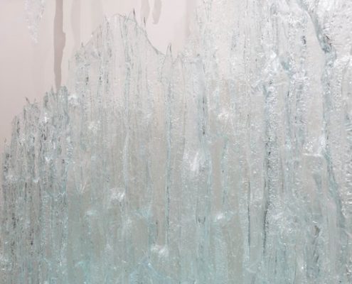 Fragments of Memory -kierrätyslasinen tilataideteos-handmade Essis by Lasilinkki-sami h-master artesaani-suunnittelusta toteutukse (5)