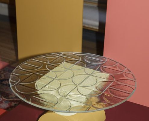 Honey artisan glass table-play collection-Teklan x Essis-Photo by Rasmus Lindahl