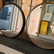 Kehyspeili, musta- ja pronssikehys - 500mm - 45€