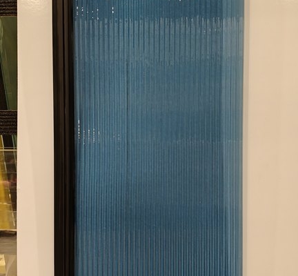 126 - 6mm Sininen - Suihkuseinä, Raita - 750 x 2020 mm listan kanssa - Showroomin mallikappale - 500€