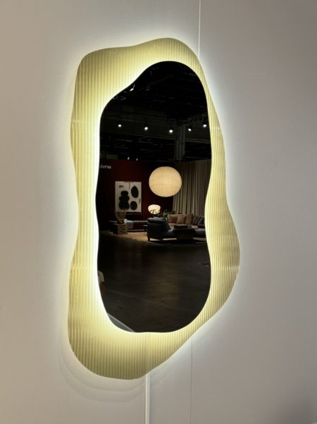 valopeili, kehyksetön, orgaaninen muoto