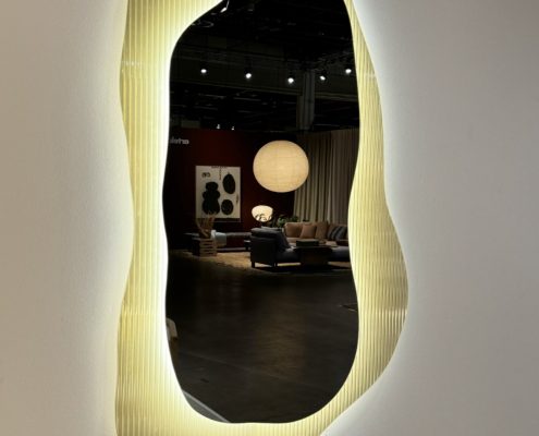 Layers valöopeili valopeili, kehyksetön, orgaaninen muoto