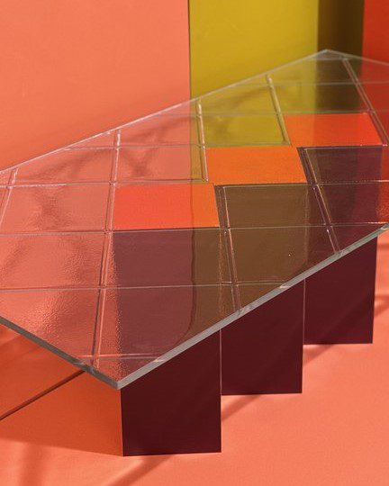 Jam artesaanilasipöytä