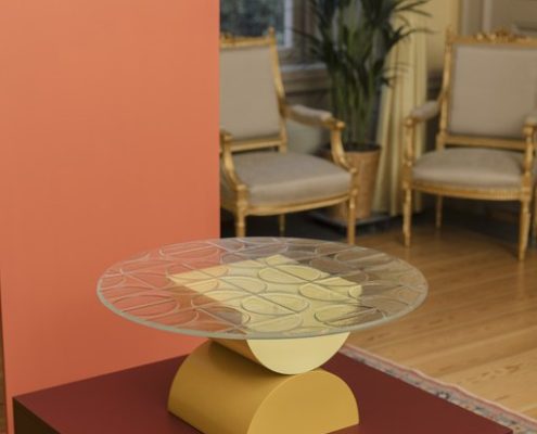 Play collection-Honey artisan glass table-Teklan x Essis-Design embassy event3