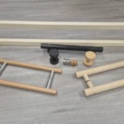 Puiset vetimet lasioviin-pitkä vedin ja nuppi vedin (1)