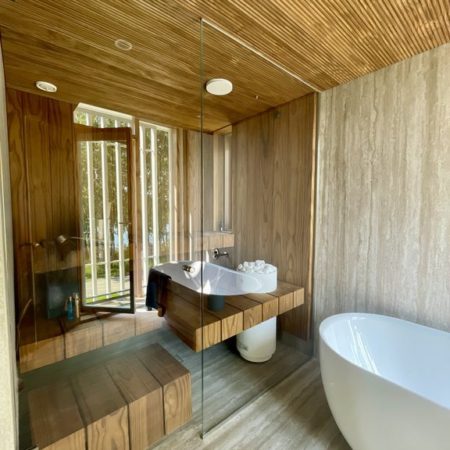 Saunan lasitus-extra kirkas sileä lasi-villa aava-asuntomessut 2025