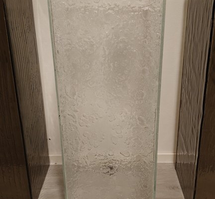 Artesaanilasipylväs - Optiwhite, Kupla - 300 x 300 x 800 mm - 300€