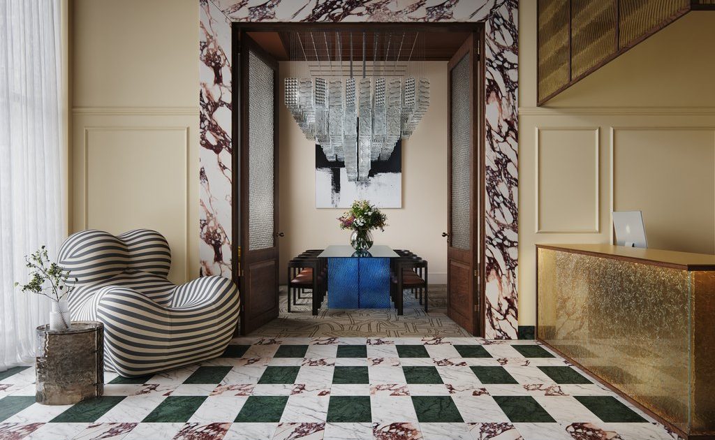 a conceptual Essis Boutique Hotel to showcase the versatility of artisan glass