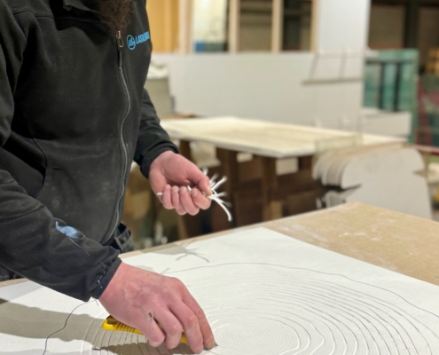MAKING OF THE ARBOR MOLD FOR ARBOR ARTISAN GLASS TABLES